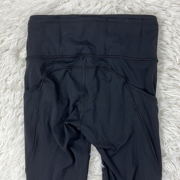 Lululemon Fast & Free Crop II *Nulux 19" Black - Picture 7 of 7